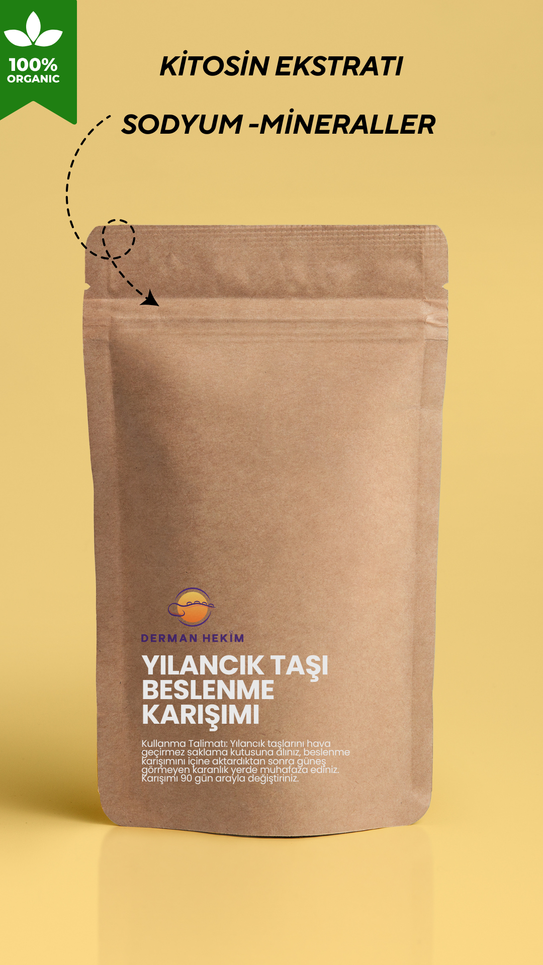 Yılancık Taşı Beslenme Karışımı (Kitosin) 120 gr.